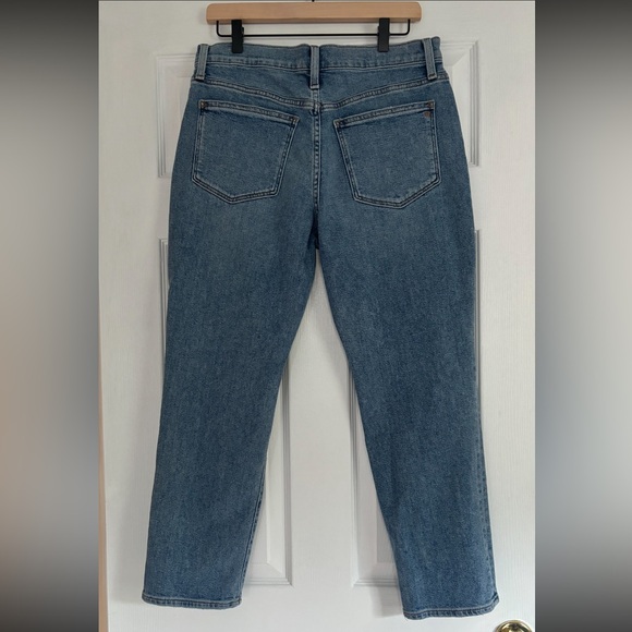 Madewell Roadtripper Boyjean Slim Leg in Cadell Wash Ripped Edition / Size 29P - Picture 3 of 6
